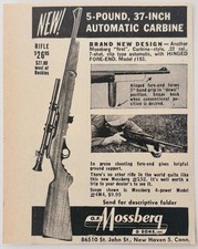 Usado, 1948 Mossberg calibre 22 rifle anúncio armas de fogo vintage F17L comprar usado  Enviando para Brazil