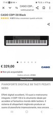 Casio cdp s110 usato  Trappeto