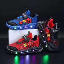 Sapatos masculinos LED Spiderman crianças presente tênis piscando iluminadores comprar usado  Enviando para Brazil