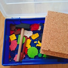 Spiel hammerspiel holz gebraucht kaufen  Regensburg