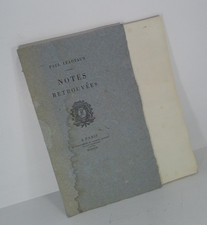Edition originale vélin d'occasion  Paris I
