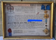 ORDINE GRADE UFFICIALE DI SAN GIORGIO D'ANTIOCHIA O DELLE CROCIATE CON ATTESTATO comprar usado  Enviando para Brazil