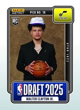 Walter Clayton 2025 RC Panini DRAFT NIGHT GRADED GEM-MT 10 ROOKIE #DN-18 Presale comprar usado Walter Clayton 2025 RC Panini DRAFT NIGHT GRADED GEM-MT 10 ROOKIE #DN-18 Presale comprar usado  Enviando para Brazil