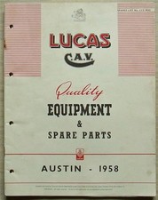 Lucas austin 1958 for sale  LEICESTER