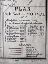 Plan ancien forêt d'occasion Plan ancien forêt d'occasion  Houdain