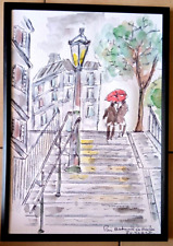 Watercolor montmartre staliers d'occasion  Expédié en Belgium