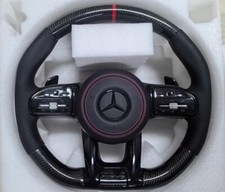 Usado, Mercedes  AMG Steering Wheel – Red Stitching, Carbon, Paddles - Plug & Play comprar usado  Enviando para Brazil