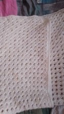 Babydecke handarbeit cremewei� gebraucht kaufen  München