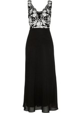Chiffonkleid pailettenstickere gebraucht kaufen  Deutschland