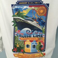Jaqueta com Capuz Vintage Disney Cruise Line Canal do Panamá Branca Tamanho M Adulto comprar usado  Enviando para Brazil