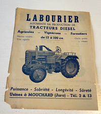 Feuillet publicitaire tracteur d'occasion  Quarré-les-Tombes