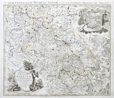 Śląsk Silesia Wroclaw Polska Polen Poland mapa Mortier miedzioryt 1741 na sprzedaż  Wysyłka do Poland
