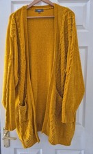 Size mustard cardigan for sale  HARWICH