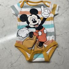 Bodysuit Disney infantil bebê 0-3 meses peça única Mickey Mouse Snap comprar usado  Enviando para Brazil