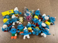 18xsmurfs plush smurfs for sale  DAGENHAM