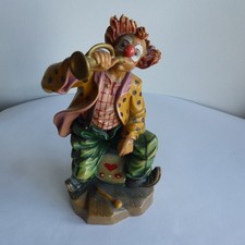 Holzfigur ciown trompete gebraucht kaufen  Stuttgart