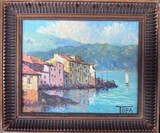 Tableau huile toile d'occasion  Toulon-