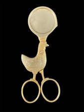 Tesoura antiga figura de galinha cortador de ovos 5,25", usado comprar usado  Enviando para Brazil