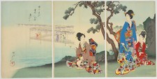 triptych woodblock for sale triptych woodblock for sale LONDON