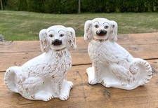 Antique pair staffordshire for sale  VENTNOR
