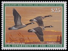US RW84 Canada Geese $25 single MNH 2017-2018 comprar usado  Enviando para Brazil