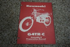 Usado, 1973 Kawasaki G4TR-C Manual de Preparação e Montagem do Revendedor, G4TR comprar usado  Enviando para Brazil