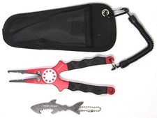 Alicate de pesca vermelho CRAZY SHARK removedor de gancho cortadores de linha de pesca com bainha NOVO  comprar usado  Enviando para Brazil