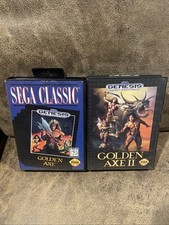Golden Axe 1 & 2 Sega Genesis 1989 CIB Testado Funcionando Autêntico Bom comprar usado  Enviando para Brazil