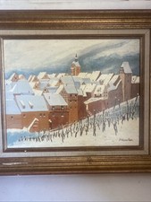 Tableau ancien huile d'occasion  Chameyrat