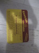 Carte exelclub exelvision d'occasion  Massy