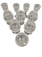 Lead crystal glasses for sale  WARRINGTON