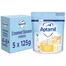 Usado, Mingau de banana cremoso Aptamil 5 x 125g adequado para 4-6+ meses comprar usado Usado, Mingau de banana cremoso Aptamil 5 x 125g adequado para 4-6+ meses comprar usado  Enviando para Brazil