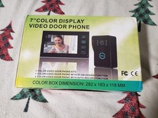 Usado, Touch Key 7 Lcd RFID Senha Vídeo Porta Telefone Intercomunicador Kit + Str Elétrico comprar usado  Enviando para Brazil