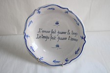 Ancienne assiette parlante d'occasion Ancienne assiette parlante d'occasion  Briare