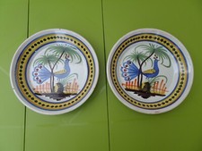 Paire assiettes faience d'occasion  France