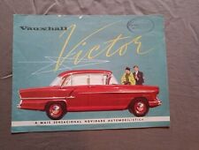 Vauxhall victor brochure for sale  ISLEWORTH