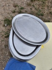 Serviertablett val edelstahl gebraucht kaufen  Kempen