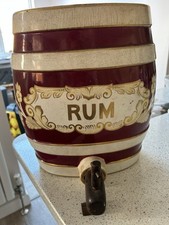 Ceramic rum barrel for sale  BLACKPOOL