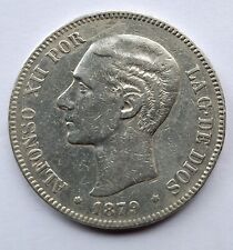 Pesetas 1879 könig gebraucht kaufen  Brühl