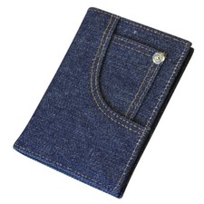 Portafogli denim jeans usato  Napoli