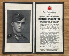 Sterbebild wk2 rutzdorfergut gebraucht kaufen  Bocholt
