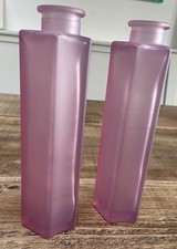 Pair tall frosted for sale  SOUTH BRENT
