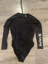 Traje de surf Hurley One and Only para mujer liso manga larga negro talla XL segunda mano  Embacar hacia Argentina