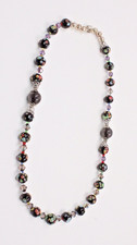 Colar de contas vintage Murano veneziano italiano vidro multicolorido Millefiori 15,5" comprar usado  Enviando para Brazil