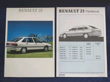 Renault r21 brochure d'occasion  Expédié en Belgium