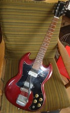 Guitare électrique vintage d'occasion  Saint-Génis-des-Fontaines