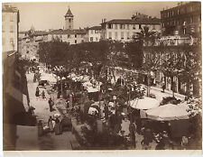 NICE Côte D'Azur, El Mercado, Foto Giletta Vintage Albumina, Ca 1880 comprar usado  Enviando para Brazil