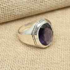 Anel de pedra preciosa ametista prata esterlina 925 lindo anel de presente masculino todos os tamanhos D81, usado comprar usado  Enviando para Brazil