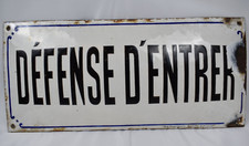 Rare plaque emaillee d'occasion  Cavaillon