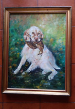 Cane caccia olio usato  Pavia